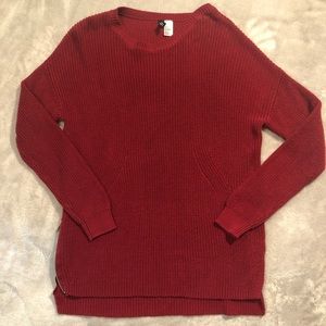 Maroon Long Sleeve Sweater